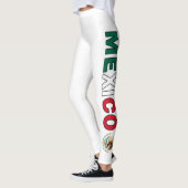 Mexicaanse Vlag Onafhankelijkheidsdag Mexico-Leggi Leggings (Links)