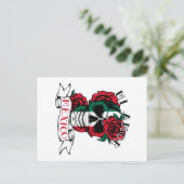 Mexicaanse vlag Onafhankelijkheidsdag Mexico Skull Briefkaart (Staand voorkant)