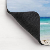 Mexicaanse vlag op het strand muismat (Hoek)