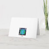 Mexicaanse vlag Patriottic Birthday Kaart (Achterkant)