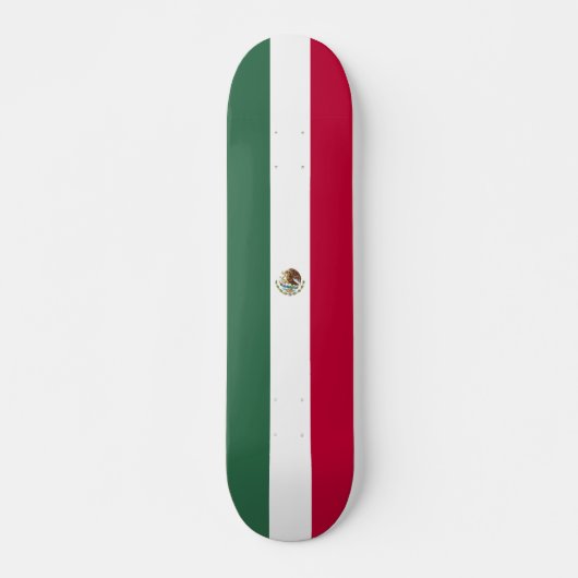 Mexicaanse vlag persoonlijk skateboard (Voorkant)