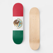 Mexicaanse vlag persoonlijk skateboard (Voorkant)