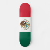 Mexicaanse vlag persoonlijk skateboard (Voorkant)