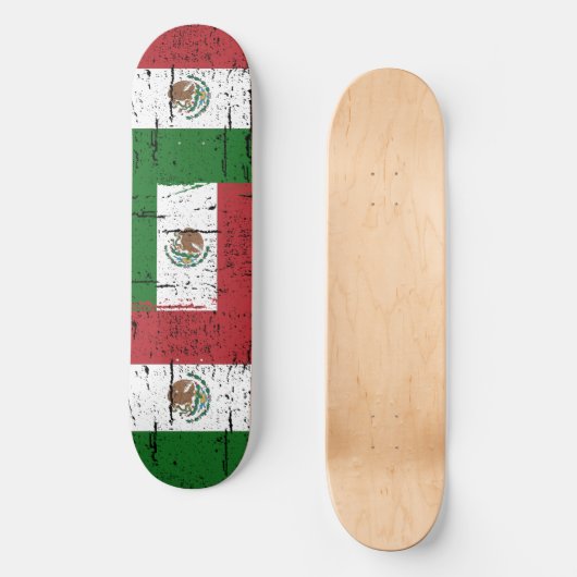  Mexicaanse vlag Persoonlijk Skateboard (Voorkant)