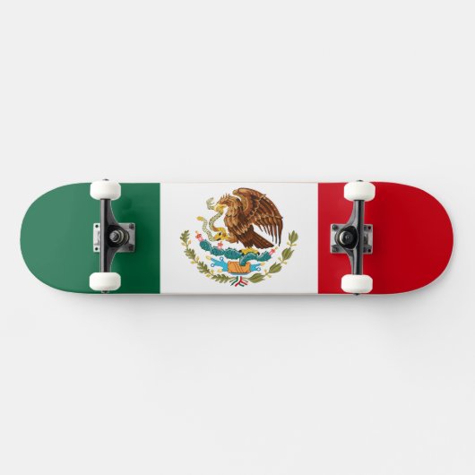 Mexicaanse vlag persoonlijk skateboard (Horizontaal)