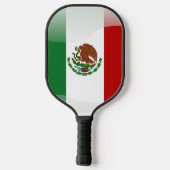 Mexicaanse vlag pickleball paddle (Achterkant)