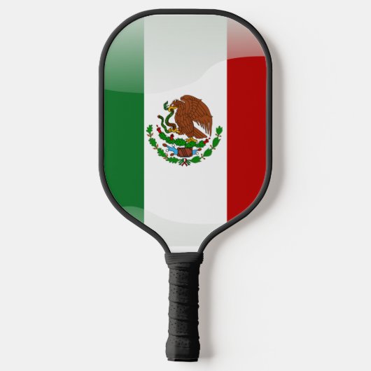 Mexicaanse vlag pickleball paddle (Achterkant)