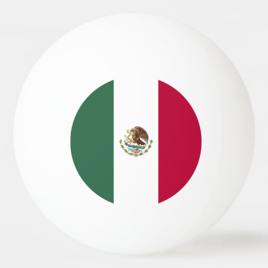 Mexicaanse vlag pingpongbal (Voorkant)