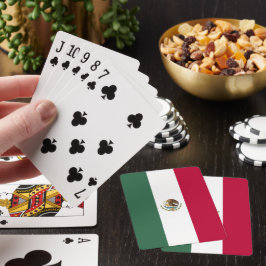 Mexicaanse vlag pokerkaarten