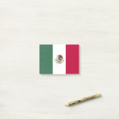 Mexicaanse vlag post-it® notes (Op bureau)