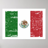  Mexicaanse vlag Poster (Voorkant)