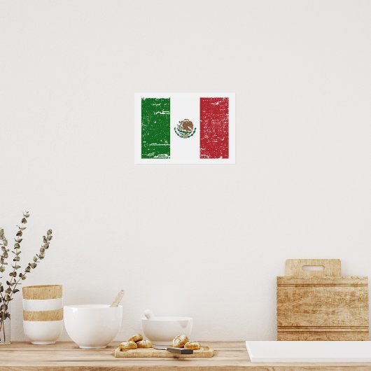  Mexicaanse vlag Poster (Keuken)