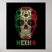 Mexicaanse vlag poster (Voorkant)