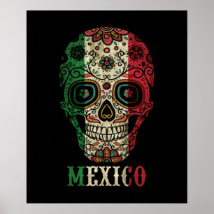 Mexicaanse vlag poster