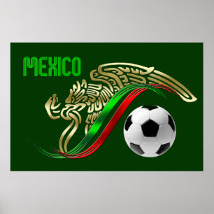 Mexicaanse vlag poster