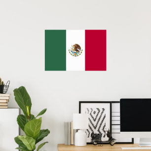 Mexicaanse vlag poster