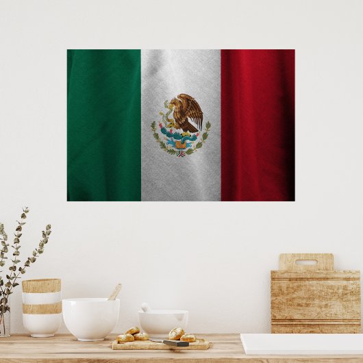 Mexicaanse vlag poster (Keuken)
