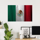 Mexicaanse vlag poster (Thuiskantoor)