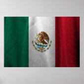 Mexicaanse vlag poster (Voorkant)