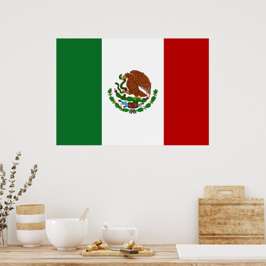 Mexicaanse vlag poster (Keuken)