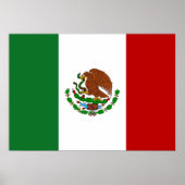 Mexicaanse vlag poster (Voorkant)