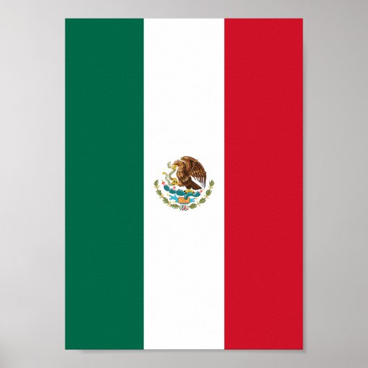 Mexicaanse vlag poster (Voorkant)