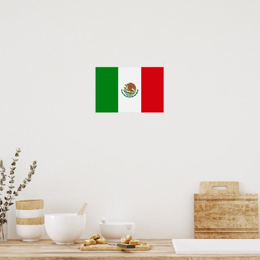 Mexicaanse vlag poster (Keuken)