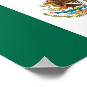 Mexicaanse vlag poster (Hoek)