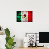 Mexicaanse vlag poster (Thuiskantoor)