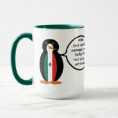 Mexicaanse vlag praten Ms. Penguin Combo Mok (Links)