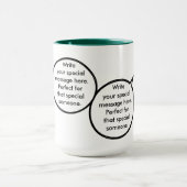 Mexicaanse vlag praten Ms. Penguin Combo Mok (Midden)