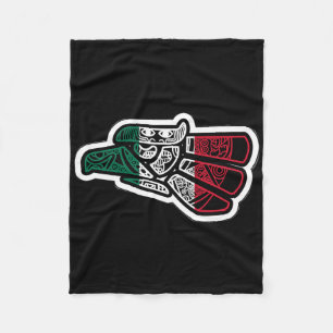 Mexicaanse vlag Pride Hecho en Mexico Fleece Deken