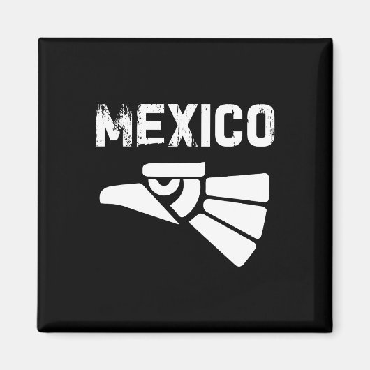 Mexicaanse  vlag Pride Hecho en Mexico Magneet (Voorkant)