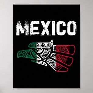 Mexicaanse  vlag Pride Hecho en Mexico Poster