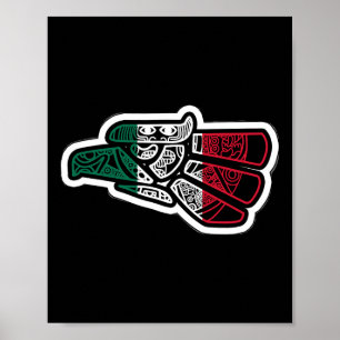 Mexicaanse vlag Pride Hecho en Mexico Poster