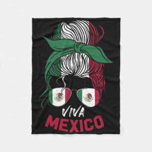 Mexicaanse vlag Pride Pet Jersey 2 Fleece Deken