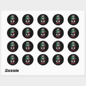 Mexicaanse vlag Pride Pet Jersey 2 Ronde Sticker (Vel)
