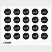 Mexicaanse vlag Pride Pet Jersey Ronde Sticker (Vel)