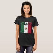 Mexicaanse vlag Pride Pet T-shirt (Voorkant volledig)