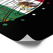 Mexicaanse  vlag Pride Pet Tijuana Poster (Hoek)
