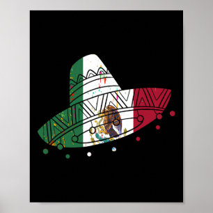 Mexicaanse  vlag Pride Pet Tijuana Poster