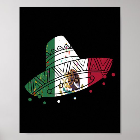 Mexicaanse  vlag Pride Pet Tijuana Poster (Voorkant)