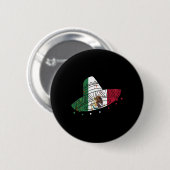 Mexicaanse vlag Pride Pet Tijuana Ronde Button 5,7 Cm (Voorkant /achterkant)
