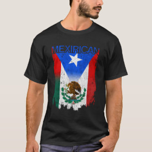 Mexicaanse vlag Puerto Rico Flag Boricua Chi T-shirt