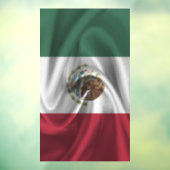 Mexicaanse vlag raamsticker (Vel 3)