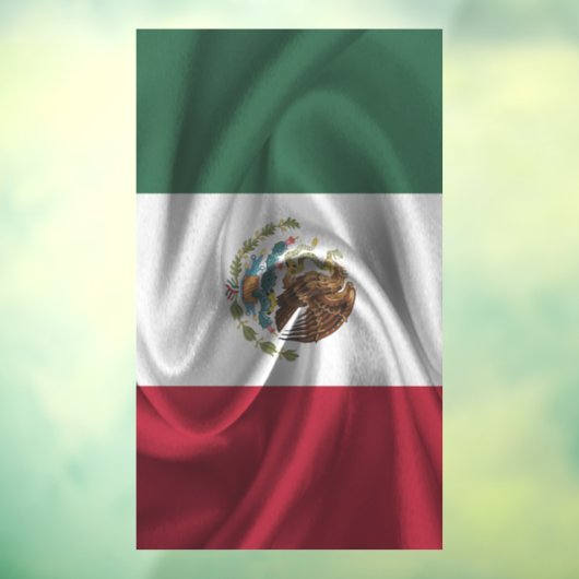 Mexicaanse vlag raamsticker (Vel 3)