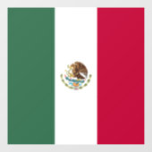 Mexicaanse vlag raamsticker (Vel)
