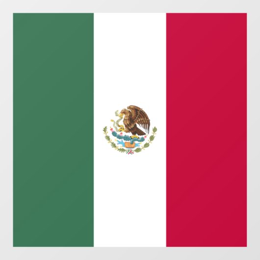 Mexicaanse vlag raamsticker (Vel)