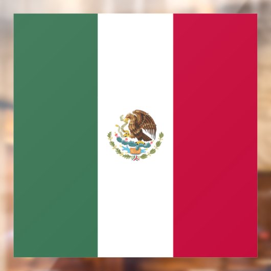 Mexicaanse vlag raamsticker (Vel 2)