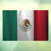 Mexicaanse vlag raamsticker (Vel 3)